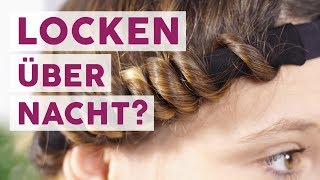 Locken über Nacht Funktioniert das Haarband wirklich  PRODUKTTEST [upl. by Wilmott]