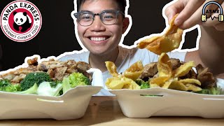 ASMR MUKBANG 🐼 PANDA EXPRESS PLATES AND CRAB RANGOONS  Nexoloft ASMR [upl. by Aniarrol859]