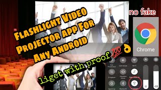 Flashlight Video Projector Apps On Any Android phone [upl. by Connett394]