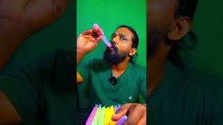 Strawberry blueberry strawberry ice cream lollipop mukbang asmr [upl. by Yzzik947]