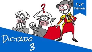 1º y 2º Primaria Dictado 3 Lengua [upl. by Gordie]