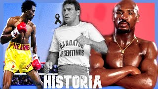 El humilde CAMPESINO que HAGLER Y HEARNS Bloquearon para ser CAMPEON  JUAN Martillo ROLDAN Historia [upl. by Ardekan165]