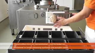 Handtmann Maschinenfabrik  MSE 441  Weizenvollkornbrot  Wholemeal Tin Bread [upl. by Fleeta747]