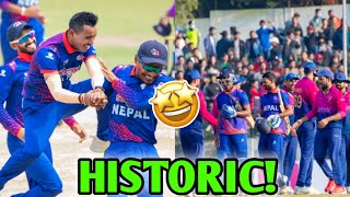 HISTORIC Moment for NEPAL 😱🔥 Nepal T20 World Cup 2024 Qualification News Facts [upl. by Noeruat225]