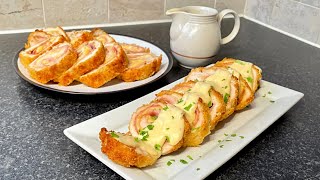 Chicken Cordon Bleu with Creamy Cheese Sauce [upl. by Amrak829]