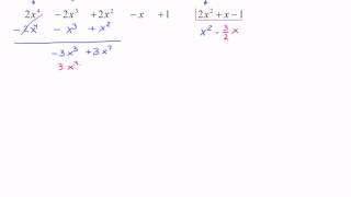 División de polinomios con fracciones [upl. by Wivinia953]