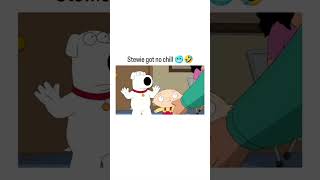 Stewie got no chill  watch till end shorts stewiegriffin familyguy [upl. by Ahsinhoj]