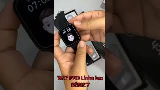 O MELHOR SMARTWATCH DO MOMENTO W37 PRO série 7 💵😉 shopee aliexpress [upl. by Arabrab642]