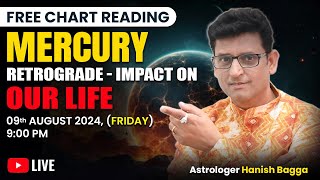 Mercury Retrograde Impact on our Life  Free Chart Reading  Acharya Ganesh youtubelive mercury [upl. by Sungam]