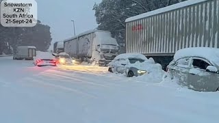 Snowstorm KwaZuluNatal South Africa [upl. by Yniar840]