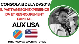 CONGOLAIS DE LA DV2018 IL PARTAGE SON EXPERIENCE DU REGROUPEMENT FAMILIAL [upl. by Tereb786]