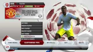 How to update your squads in FIFA 13 Tutorial [upl. by Neik]