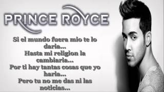 Prince Royce  Darte Un Beso Lyrics [upl. by Arhez]