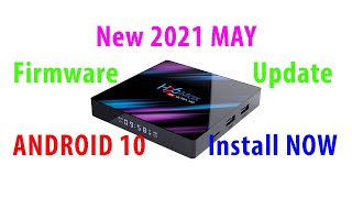 H96 Max New Firmware Update Android 10 May 2021 RK3318 [upl. by Ehcar]