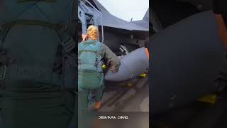 Female Pilot US Air Force shorts airforce aircraft usarmy asmr usnavy military military [upl. by Eeralav]