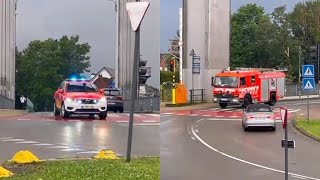 Uitruk Brandweer posten Puurs en Willebroek voor interventies in en rond Willebroek [upl. by Baecher713]