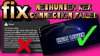 How to fix nethunter Kex nethunter kex connection failed [upl. by Knorring]