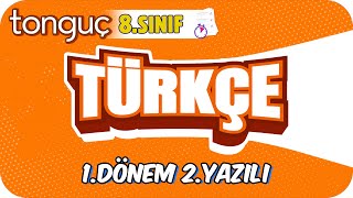 8Sınıf Türkçe 1Dönem 2Yazılıya Hazırlık 📝 2024 [upl. by Byrd481]