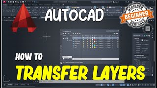 AutoCAD How To Transfer Layers [upl. by Celene]