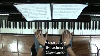 A short story H Lichner Piano Tutorial Jorheral [upl. by Rehpetsirhc]