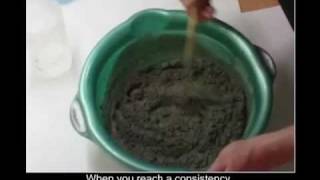 Mixing Mortar for Mould [upl. by Bolitho583]