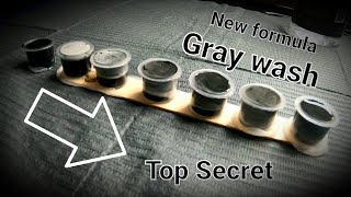 How to mix Greywash  Black and Gray setup New formula [upl. by Wolfson]