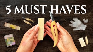 Beginner Woodcarving  5 essentials YOU Need [upl. by Ynohtnacram]