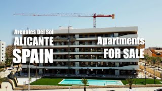 Apartments for sale in Arenales Del Sol Alicante Spain  Property in Spain  New build [upl. by Yarised]