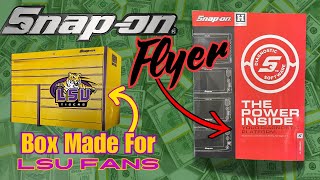 Snap On Oct Flyer Review amp Box Made For LSU Fans [upl. by Bobker]