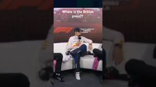 Max Verstappen asking wheres the British press [upl. by Belayneh324]