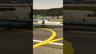 Croatia Airlines ATR Landing  Innsbruck Airport  World of Airports game [upl. by Htiaf]