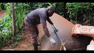 How to generate your own biogas and organic fertiliser from farm wasteMaking Biogas from PIG dung [upl. by Germain]