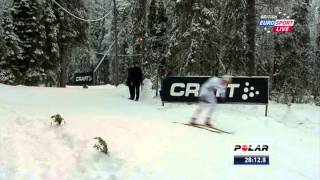 CrossCountry Skiing World Cup  20121125 Gällivare 4x10 km relay [upl. by Itsrik261]