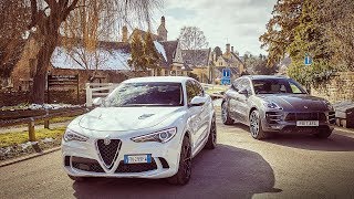 2019 Porsche Macan vs 2019 Alfa Romeo Stelvio [upl. by Sissy743]