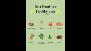 Best Top foods for healthy skin healthyskinhealthyfoodhealthymindhealthylifestyle [upl. by Wellesley]