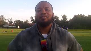 Talking with Ragsdale High School Football Coach Antwon Stevenson at RHS Tigers practice 8122024 [upl. by Prospero8]