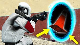 OVERPOWERED TELEPORTING PROPS Gmod Prop Hunt [upl. by Yorick791]