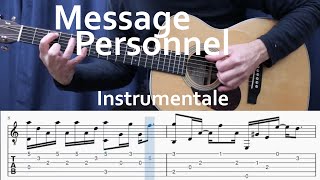 Françoise Hardy Message Personnel  Fingerstyle  Playalong Tab [upl. by Atil]