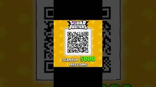 Scan this QR code for free 5000 coin in Squad Busters GiftedBySupercell SquadBustersforyoukeşfet [upl. by Lose]