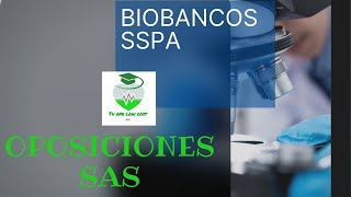 BIOBANCOS Temario especifico OPOSICIONES TCAE Y CELADOR CONDUCTOR SAS [upl. by Lehplar993]