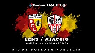 Lens  AC Ajaccio  J1 [upl. by Ahtabbat]