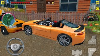 Taxi Drivers Competition For Passengers  Urban Roofless Car Taxi Simulator On Village Roads Parte 5 [upl. by Llerod483]