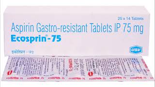 Ecosprin 75 MG Tablet use side effect review in tamil [upl. by Crockett]