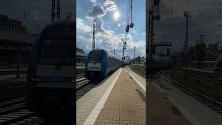 2 Siemens Desiro HC Br 462 von Go Ahead Bayern fahren als RB87 von Donauwörth in München Hbf ein [upl. by Brom]