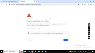 Your Connection is not Private l Privacy Error on Windows 10 [upl. by Dieterich663]