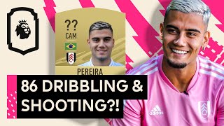 Andreas Pereira predicts his FIFA 23 Stats  Uncut [upl. by Dyanna]