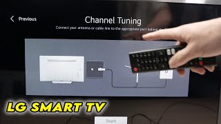 LG Smart TV How to Scan for Channels Channel Tuning [upl. by Noraha]