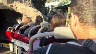 Matterhorn Bobsleds ride Tomorrowland Side at Disneyland 2024 10 20 [upl. by Elik]