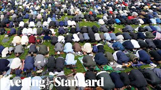 Muslims across the UK celebrate Eid alFitr [upl. by Vannie]