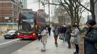 Thrash Journey On 176 I Waterloo Bridge  Elephant amp Castle I Enviro 400 Hybrid MMC Go Ahead LDN [upl. by Cnut]